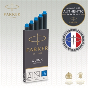 Parker Refill Long fountain patrone perive plave tinte (5)